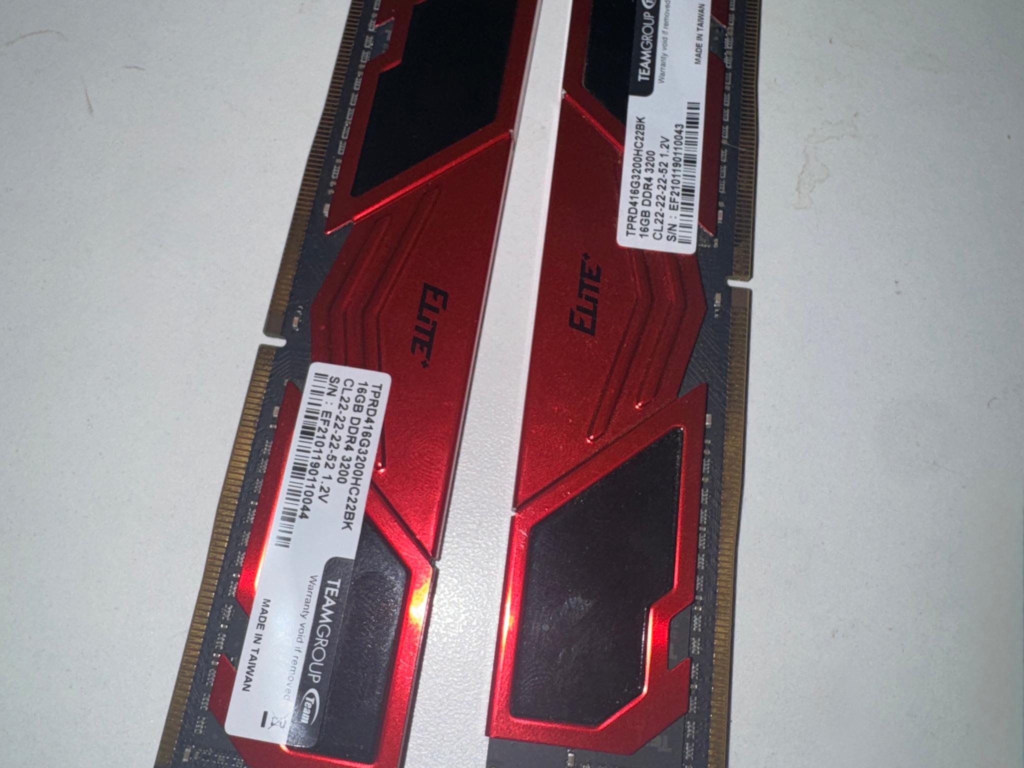 (Read desc) Teamgroup red ram 32GB ddr4 3200mhz
