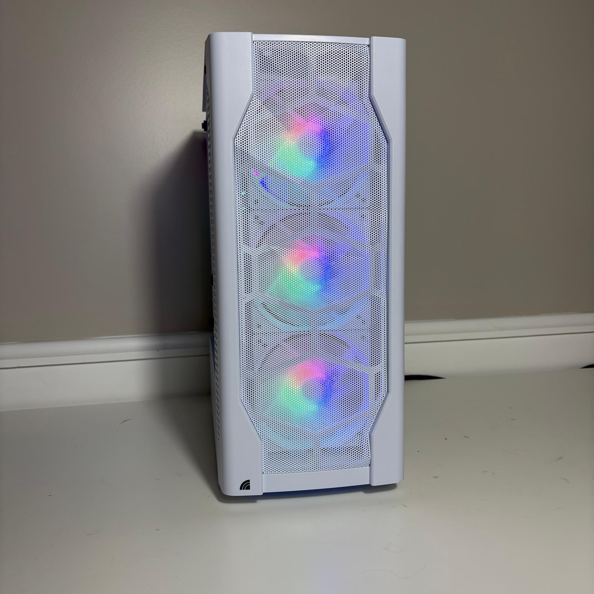 Clean White Gaming PC - Nvidia RTX 2060 6GB, Intel Core i3 13100F, 16GB, 500GB SSD by EXT PCs