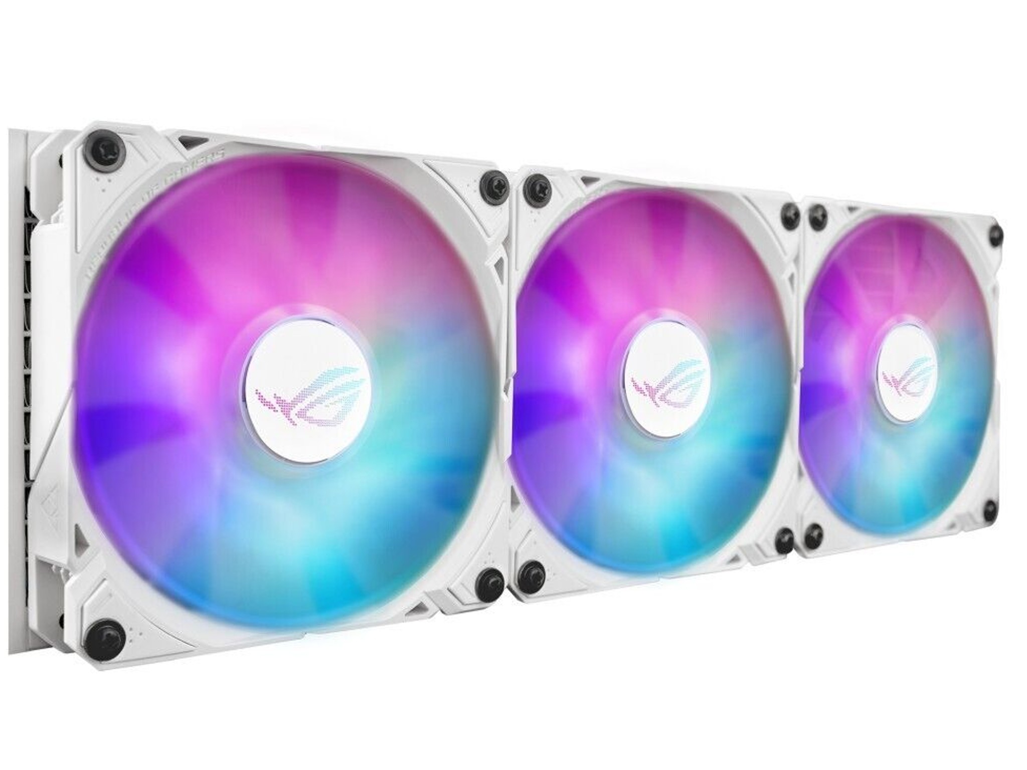 ASUS ROG RYUO Model 12 ARGB 120mm PC Case Fan White Set of 3x Fans
