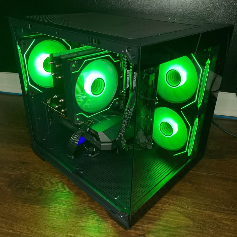 Black Gaming PC (GTX 1660 Ti 6GB + I5-9400F + 16GB DDR4 + SSD)