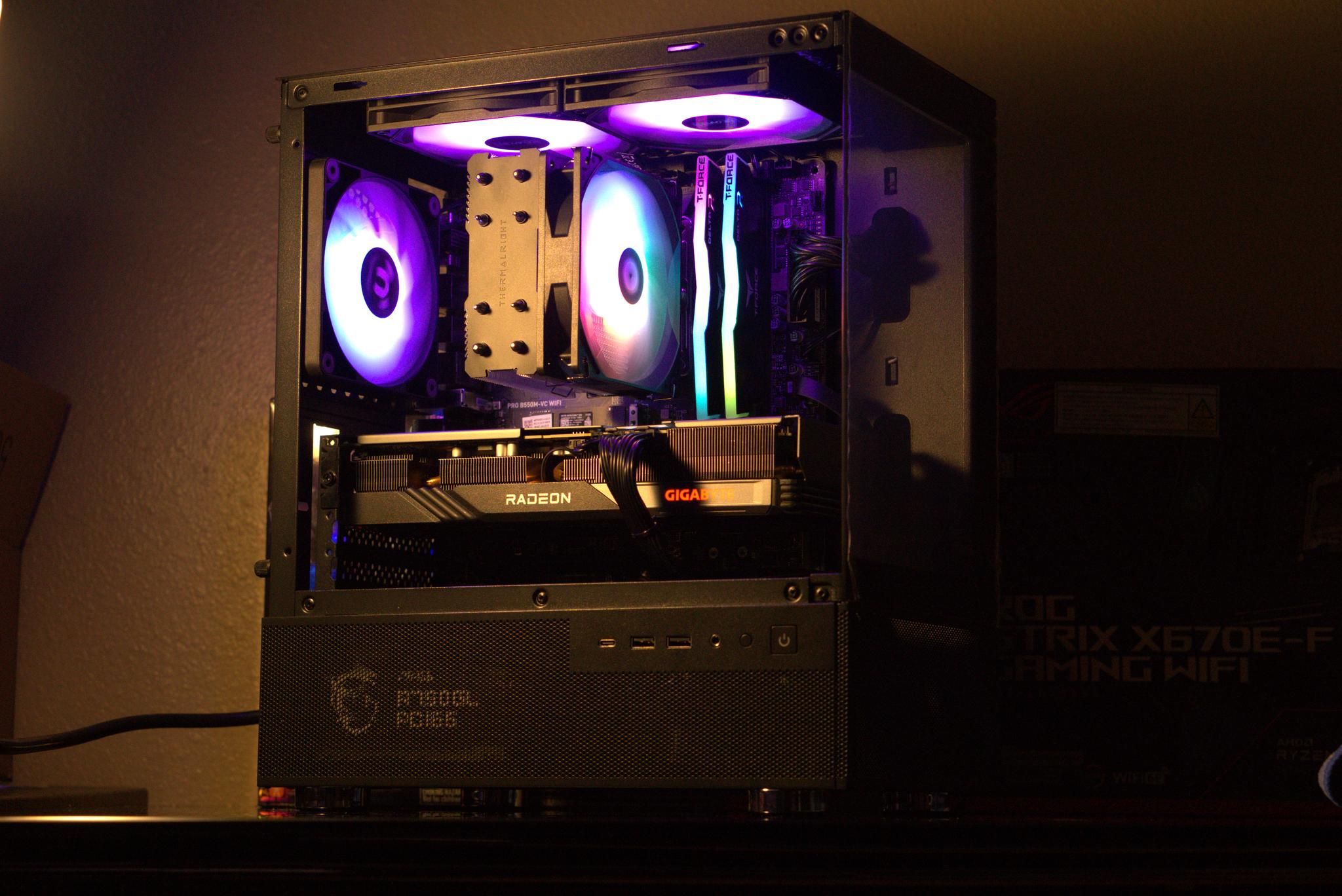 1440p mid-ranged gaming pc |RX 7600XT|32GB DDR4|RYZEN 5 5500|