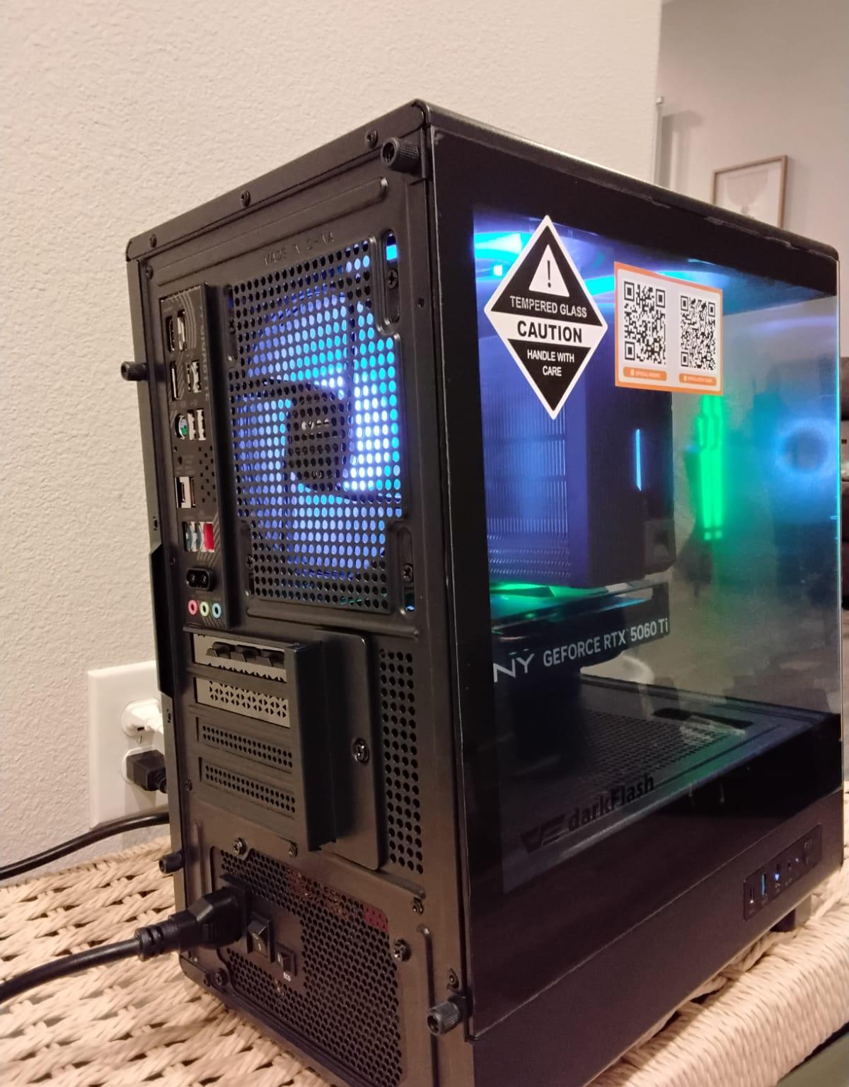 Ryzen 5 9600x GPU PNY 5060ti 16gb VRAM/ 32gb RAM