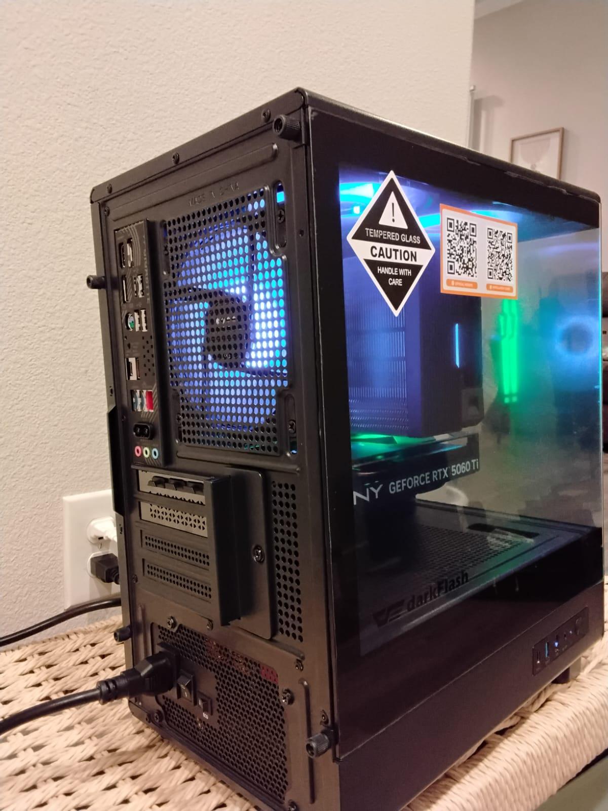 Ryzen 5 9600x GPU PNY 5060ti 16gb VRAM/ 32gb RAM