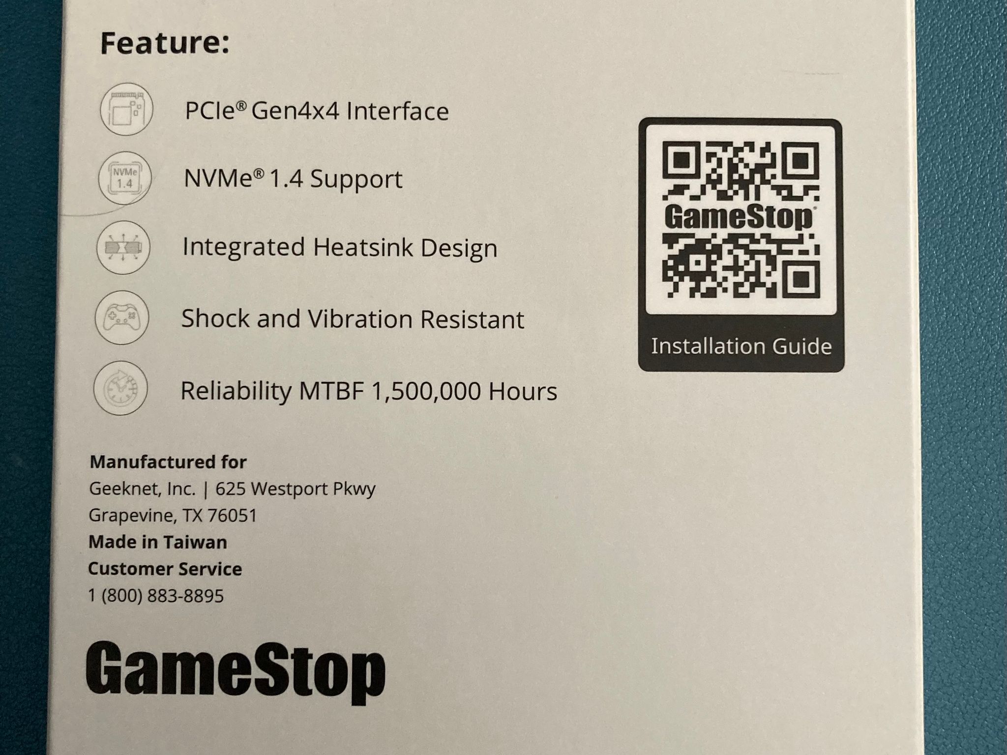 2TB NVMe M.2 PCIe Gen 4x4 7400 MB/s Read Speed SSD with Heatsink for PC or PS5
