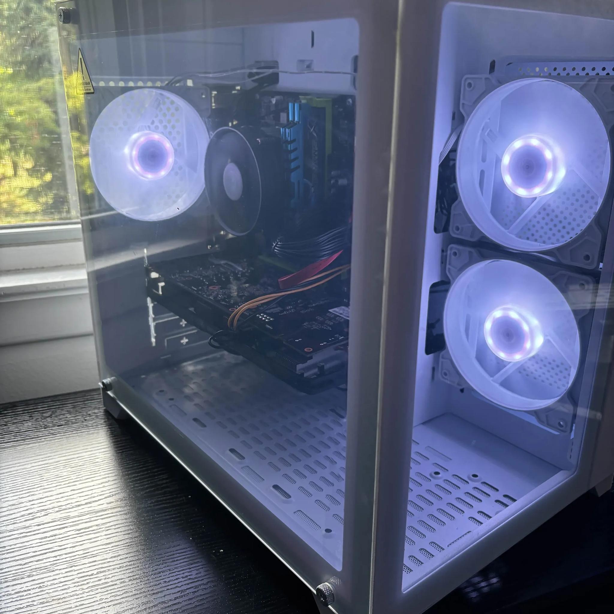 GAMING PC i5 16GB NVIDIA GTX 950 RGB Lighting RGB Fans Computer