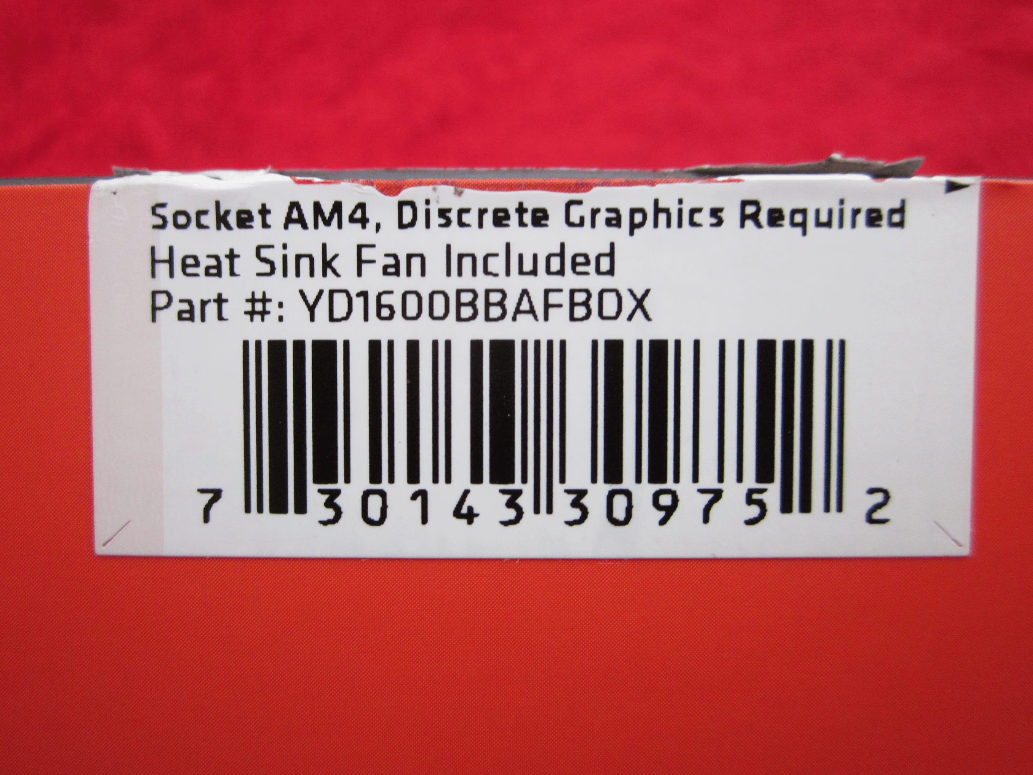 AMD Ryzen 5 1600 AF CPU with Cooler