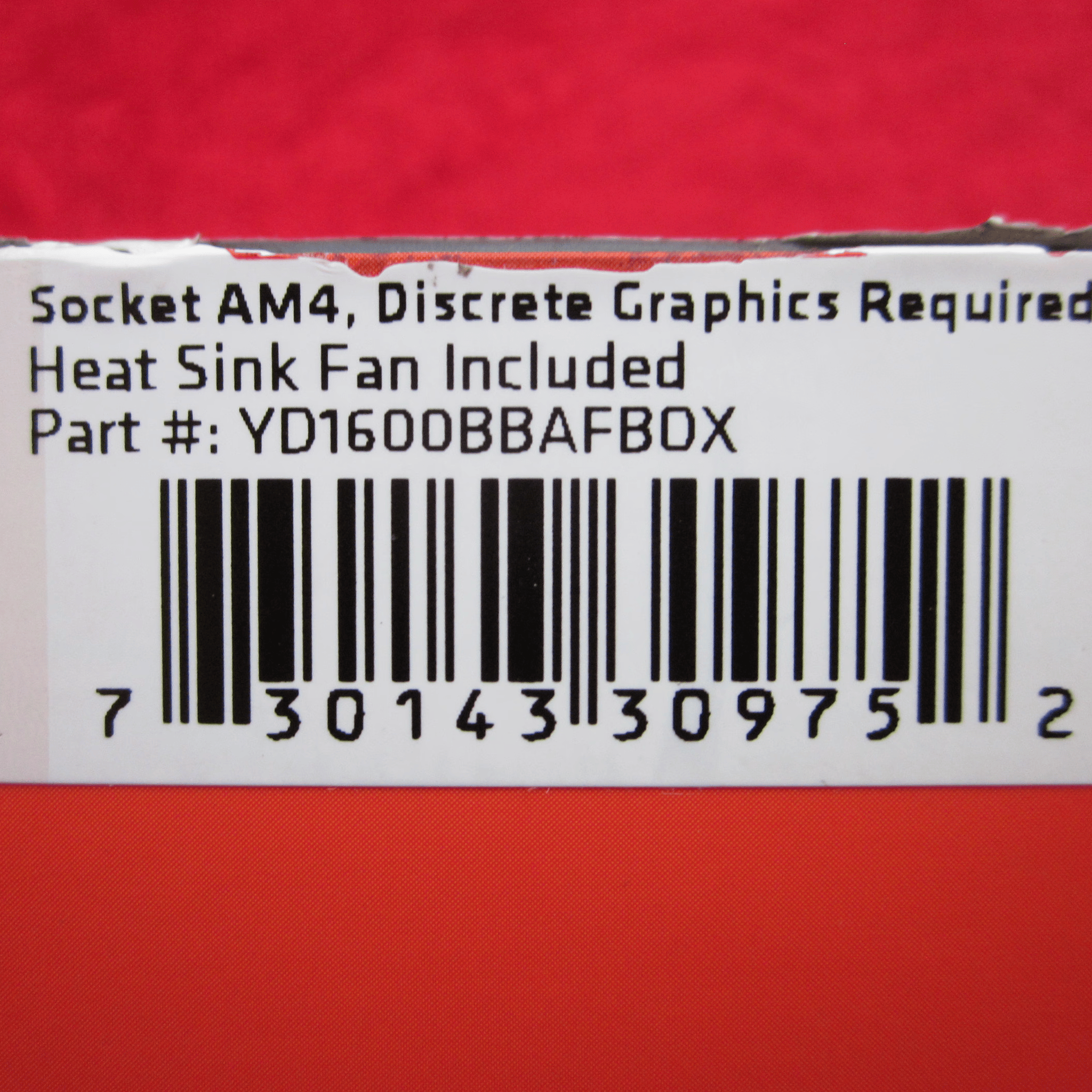 AMD Ryzen 5 1600 AF CPU with Cooler