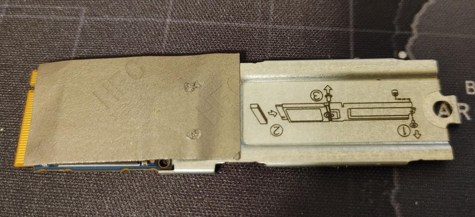 Toshiba 500gb 2230 NVME SSD Working Pull with 2280 extension