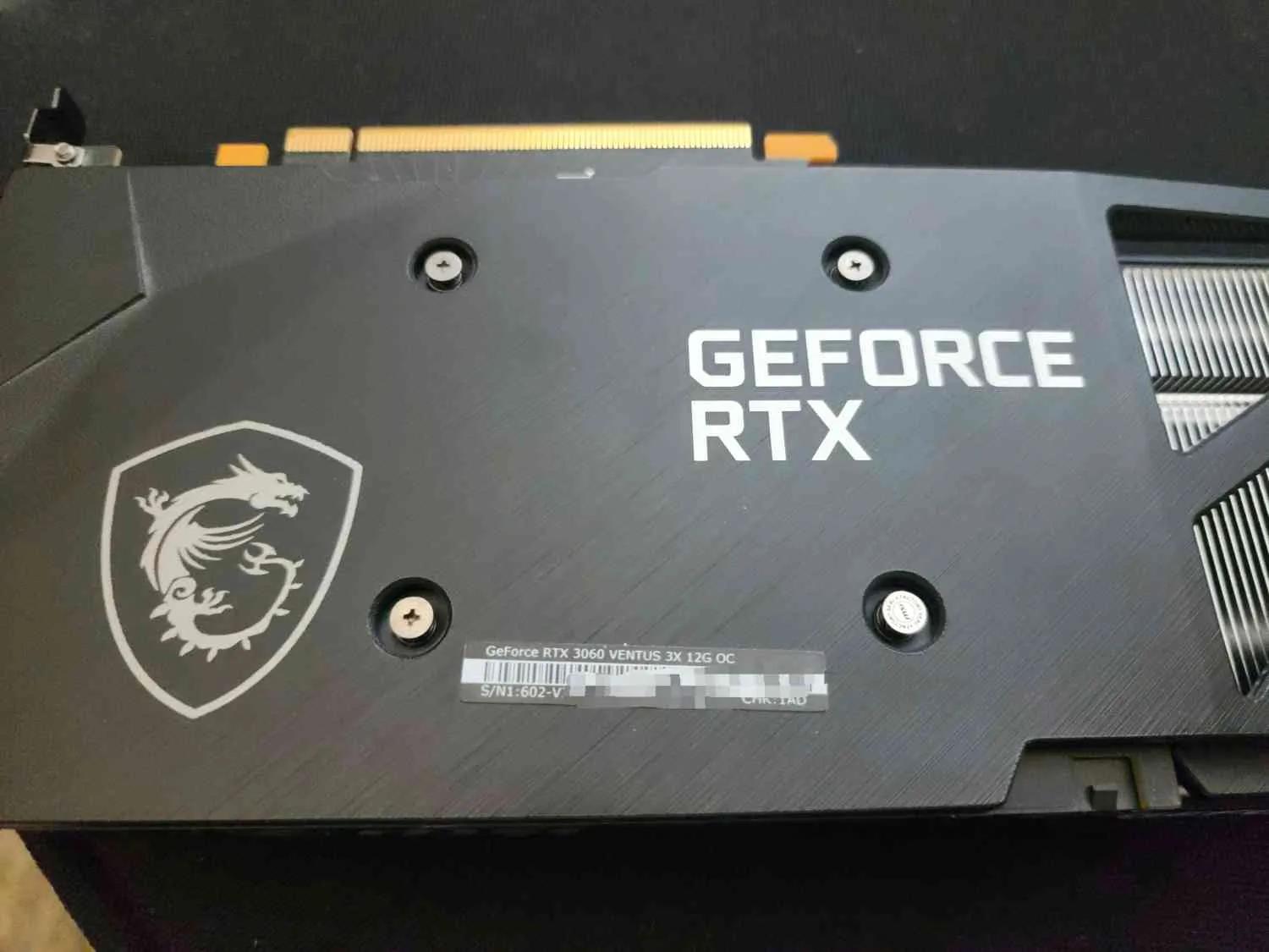 MSI Ventus RTX 3060 12GB triple Fan | with box and is in good condition