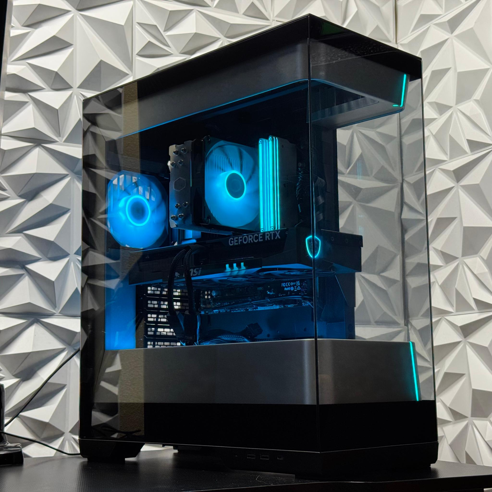 1080P/1440P Gaming Pc / RTX 5070 / Ryzen 7 / 32GB DDR5 Ram / 1TB SSD / full glass case