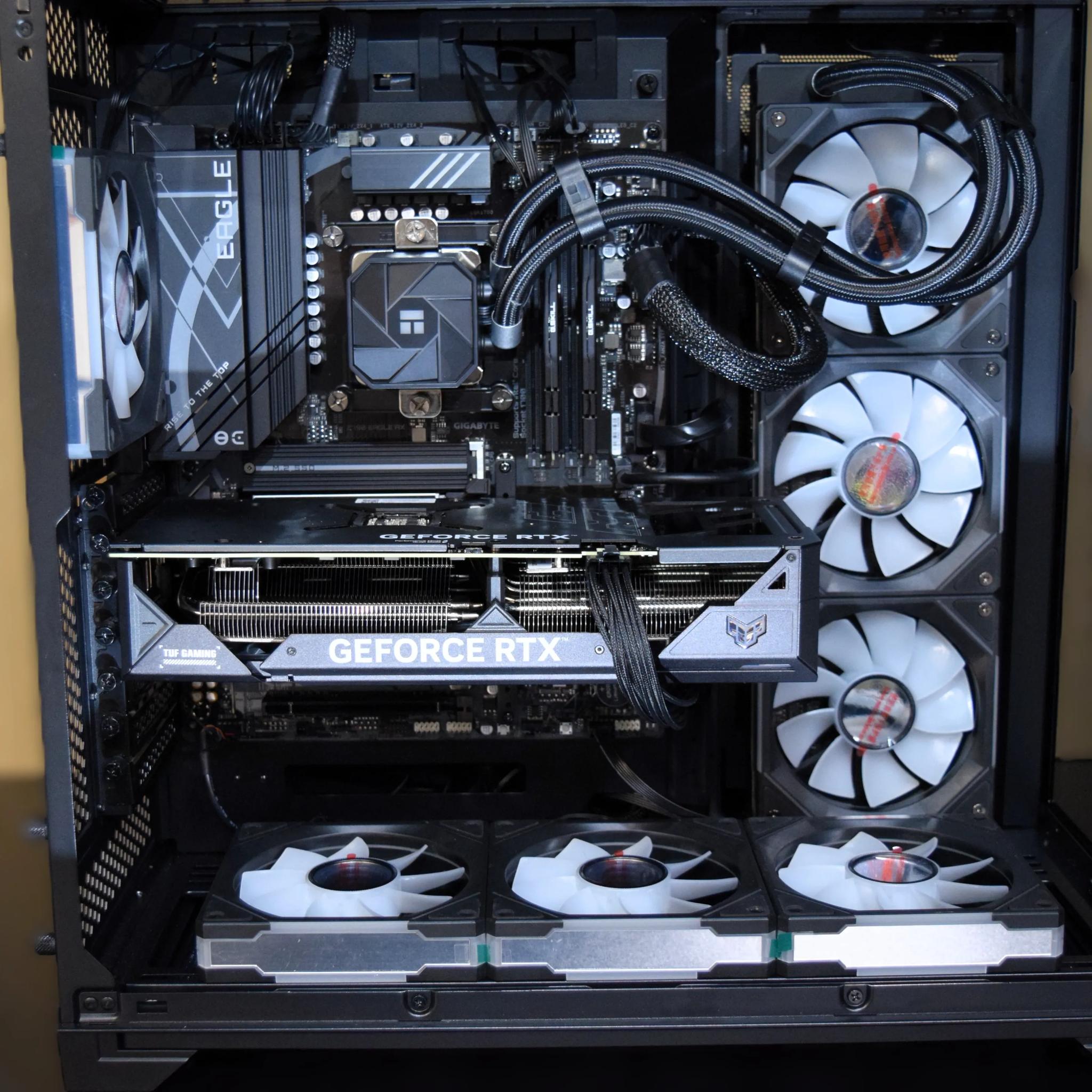 (NEW) 4K / 1440p Ultra Gaming PC All New Parts: Nvidia Asus Tuf 4070 | 1TB NVME |...