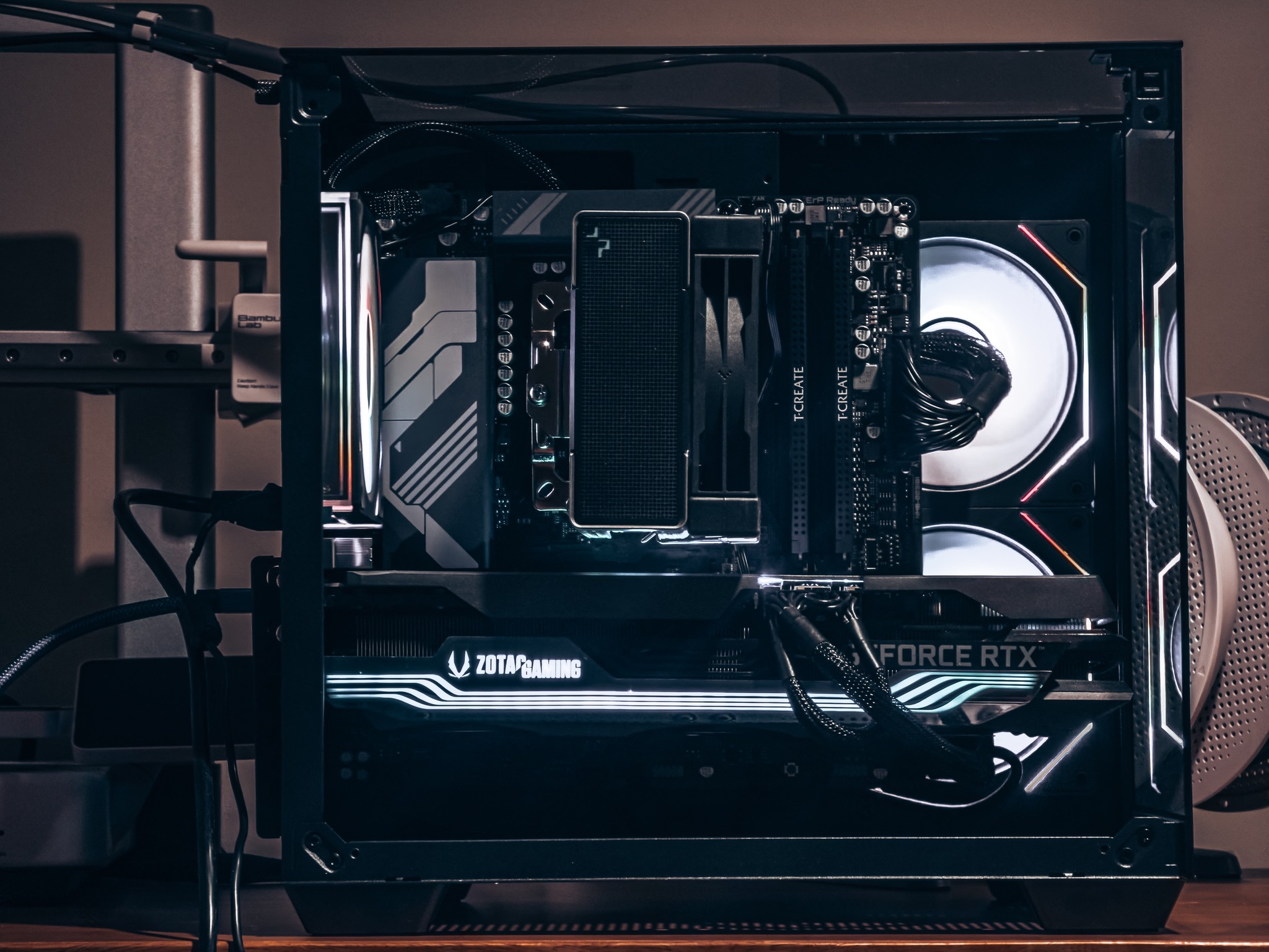 🔥 High-End Gaming PC – Ryzen 9 7950X | RTX 3080 Ti | 64GB DDR5 | RGB Fishtank 🔥