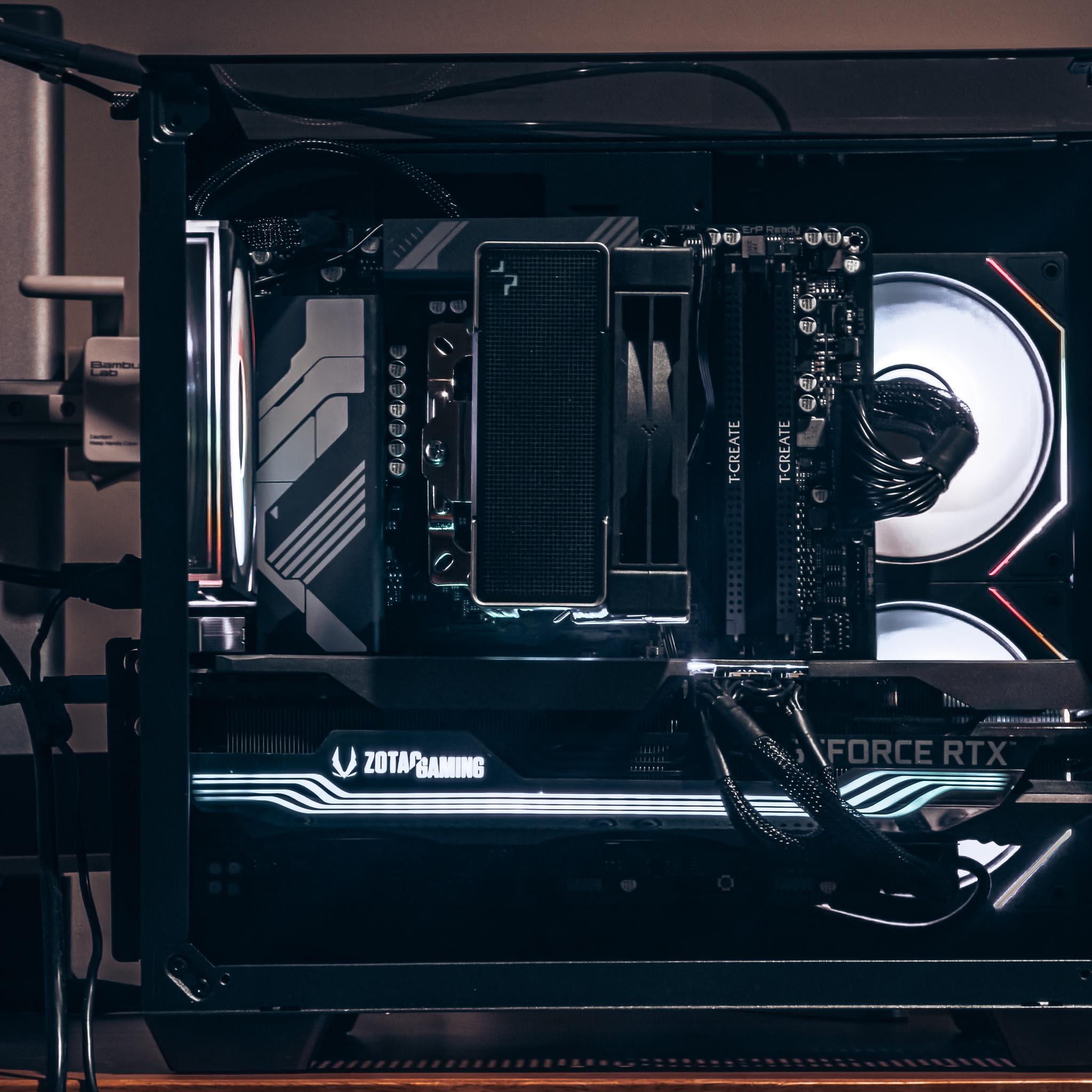 🔥 High-End Gaming PC – Ryzen 9 7950X | RTX 3080 Ti | 64GB DDR5 | RGB Fishtank 🔥