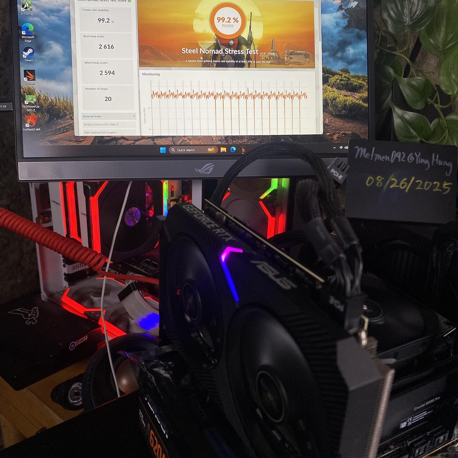 Asus 3060Ti Dual Mini 8GB OC edition