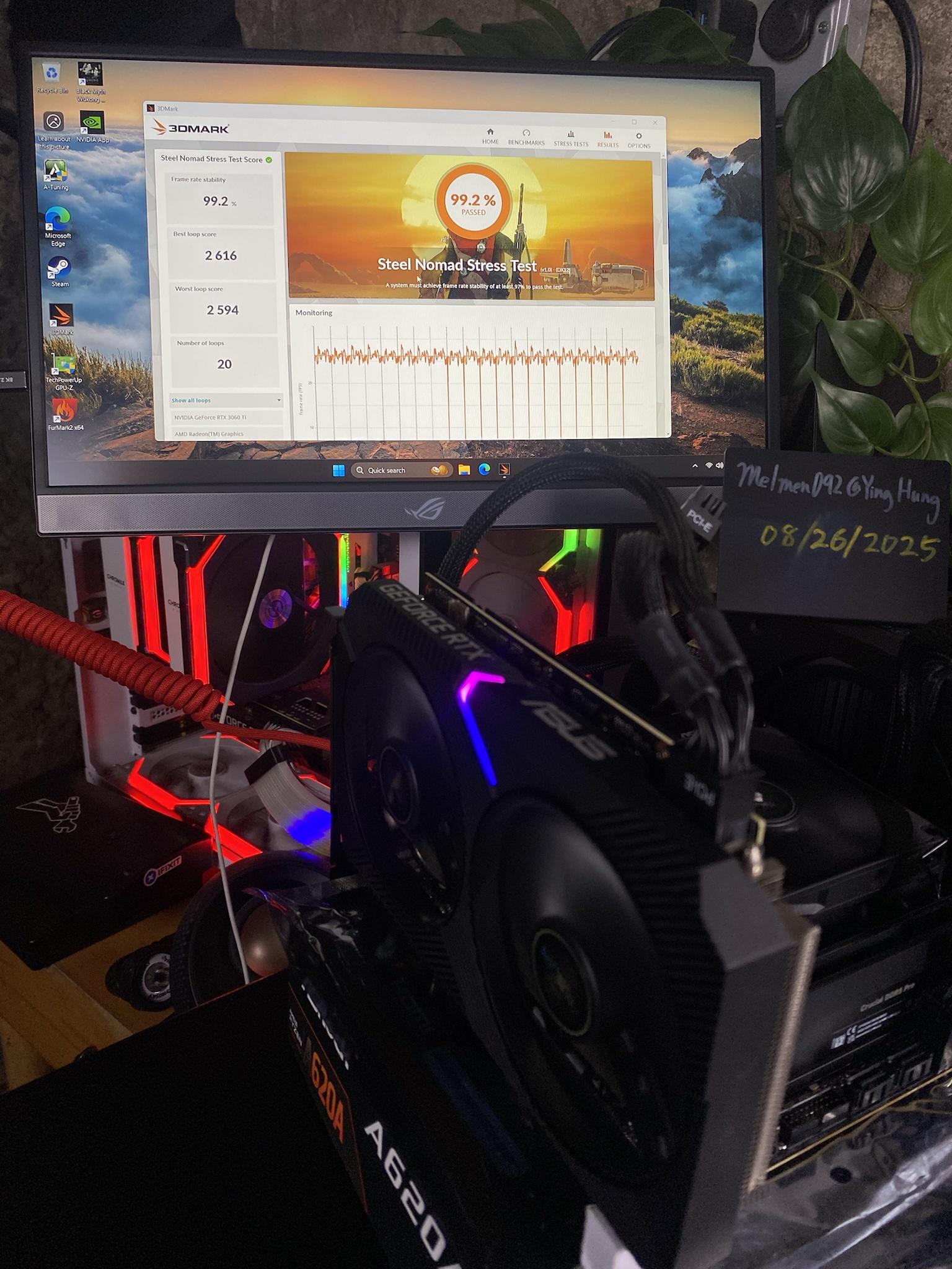 Asus 3060Ti Dual Mini 8GB OC edition