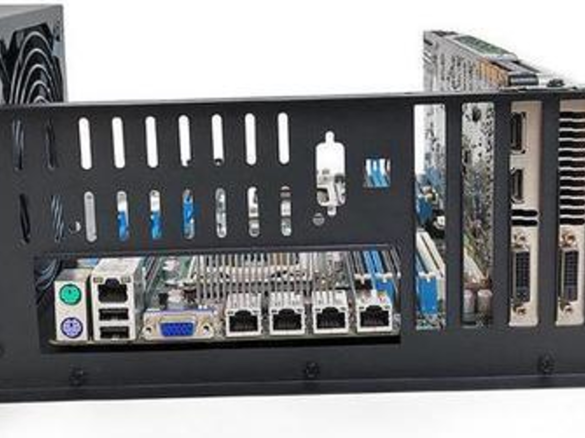 ALAMENGDA Open Computer Case,Two-way Server ATX Motherboard Tray Test Stand, Test bench, ATX Mid Twr