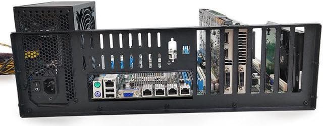 ALAMENGDA Open Computer Case,Two-way Server ATX Motherboard Tray Test Stand, Test bench, ATX Mid Twr