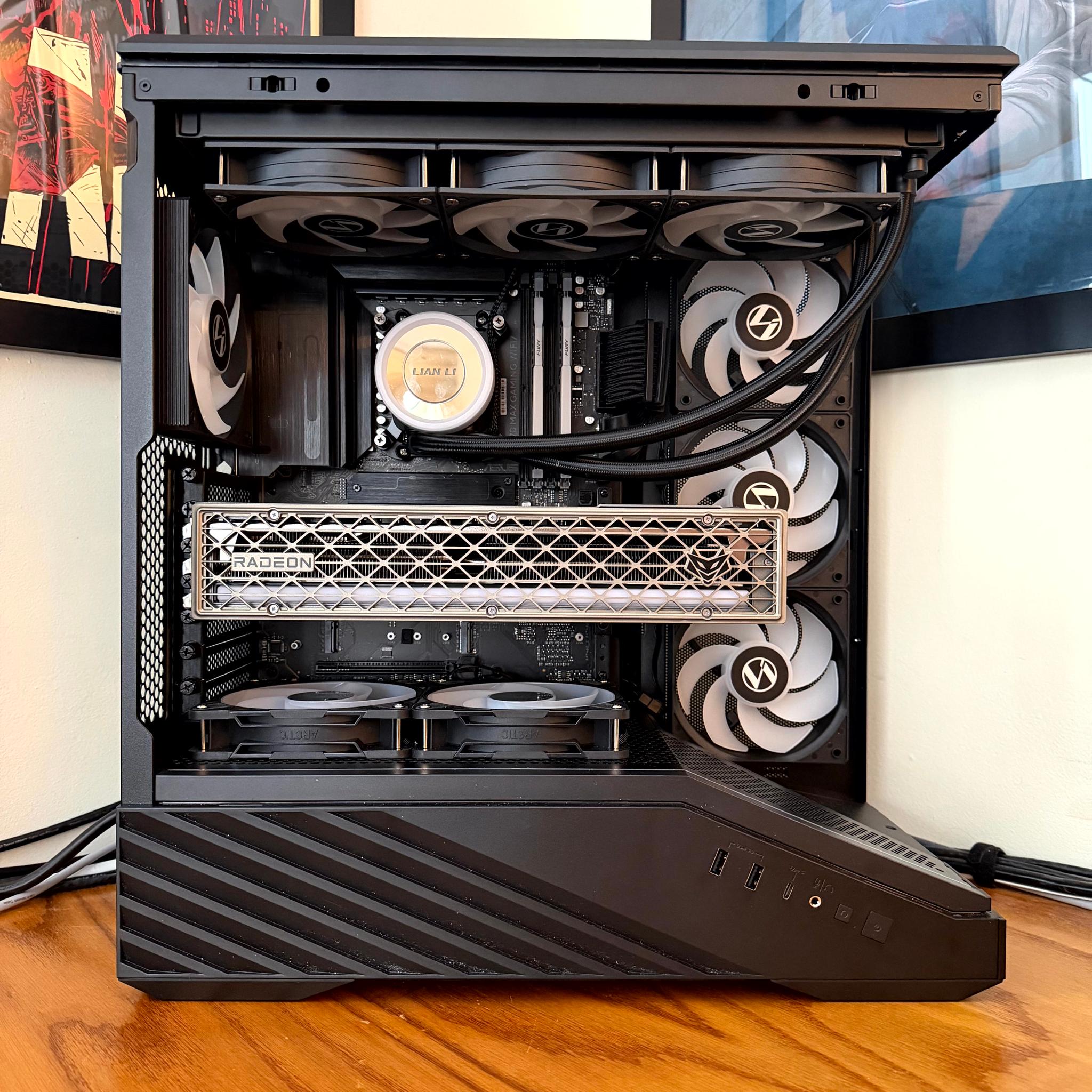Dark Singularity II - RX 9070 XT | Ryzen 7 9800x3d | 32G @6000 MT/sec | 2TB NVME | 1000 W Platinum