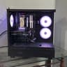 Rx 9060 Xt 16gb, 1440p black gaming pc Beast