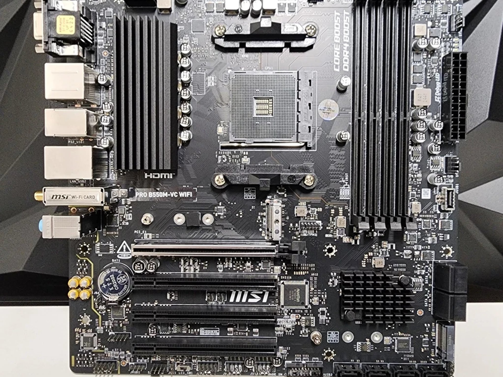 UPDATED BIOS MSI PRO B550M-VC WIFI AM4 DDR4 mATX Motherboard