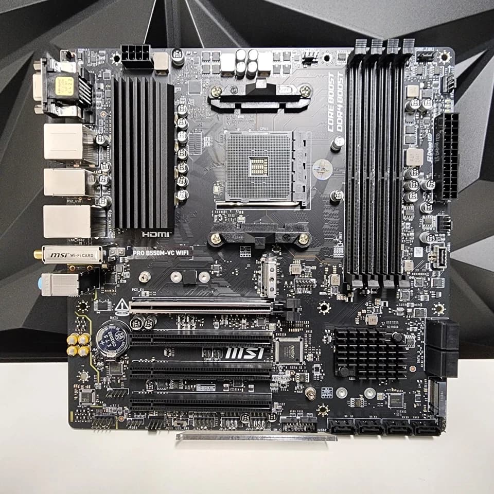 UPDATED BIOS MSI PRO B550M-VC WIFI AM4 DDR4 mATX Motherboard