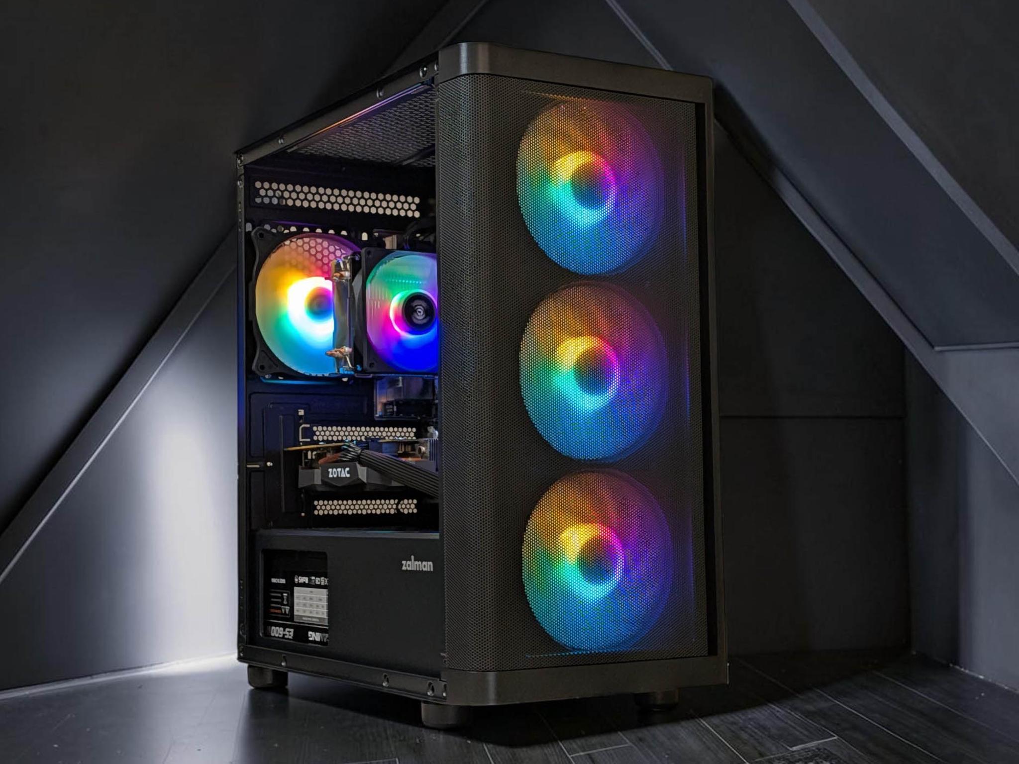 🌌 RGB Gaming PC! Nvidia Geforce GTX 1070, Ryzen 4100, 16GB DDR4 RAM, 512GB M.2, WIFI, WIN 11 Pro
