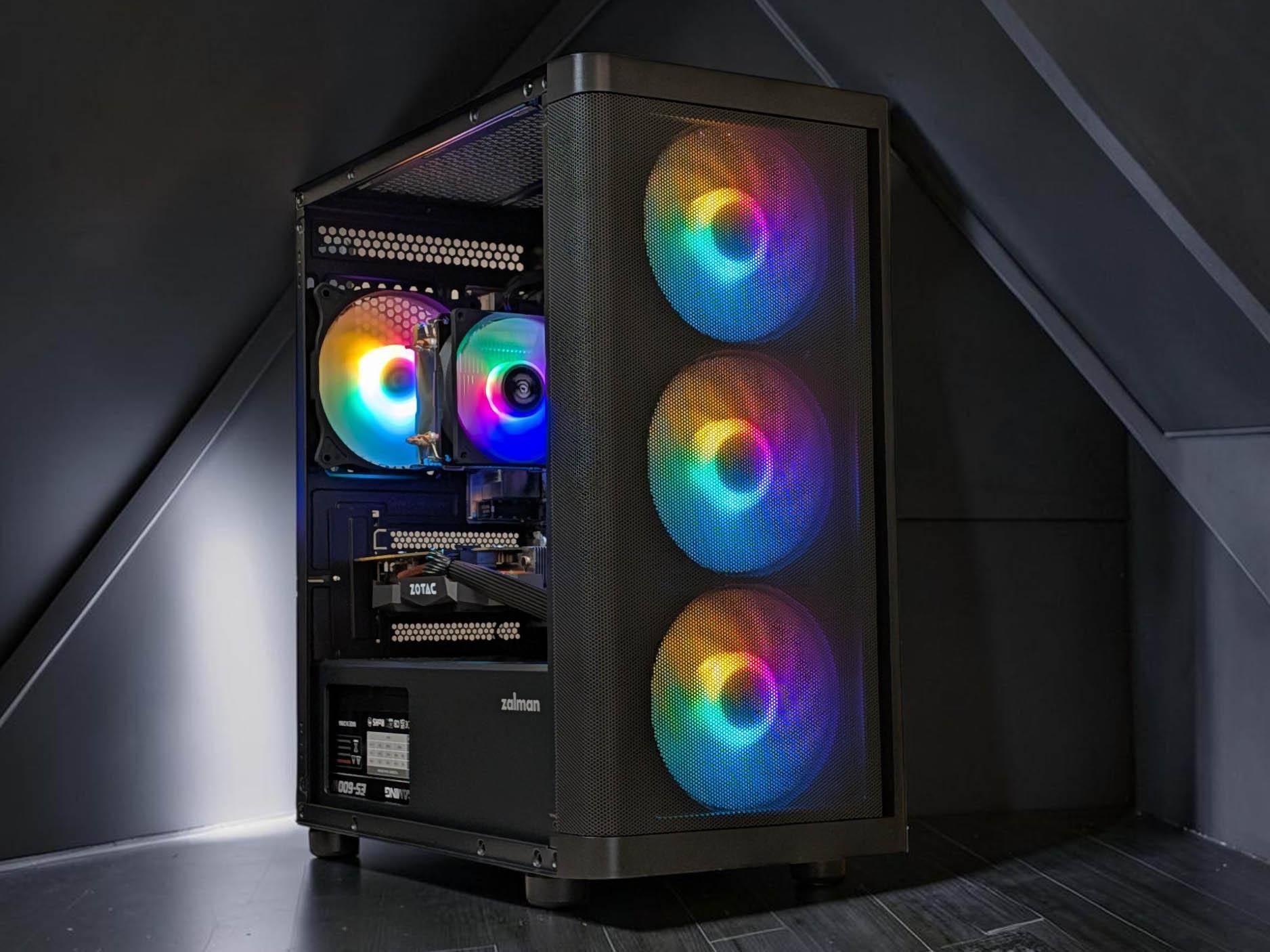 🌌 Gaming PC! Ryzen 4100, Geforce GTX 1070, 16GB DDR4 RAM, 512GB NVME M.2, WIFI, WIN 11 Pro