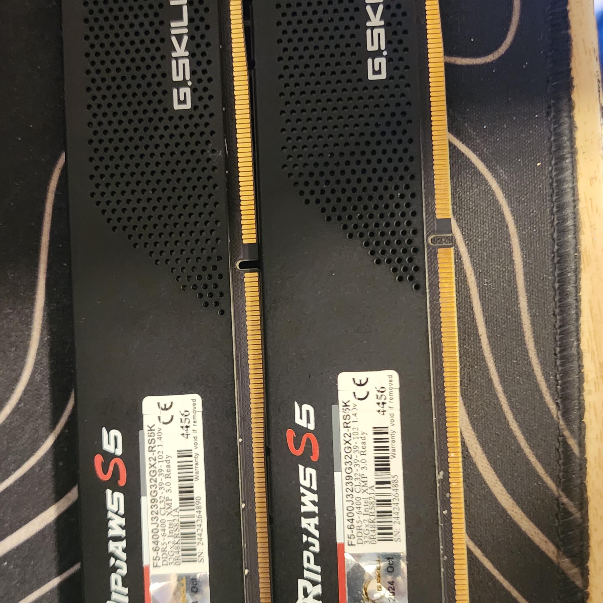 G.skill RipJaws S5 64GB (2x32GB) DDR5-6400 MT/s