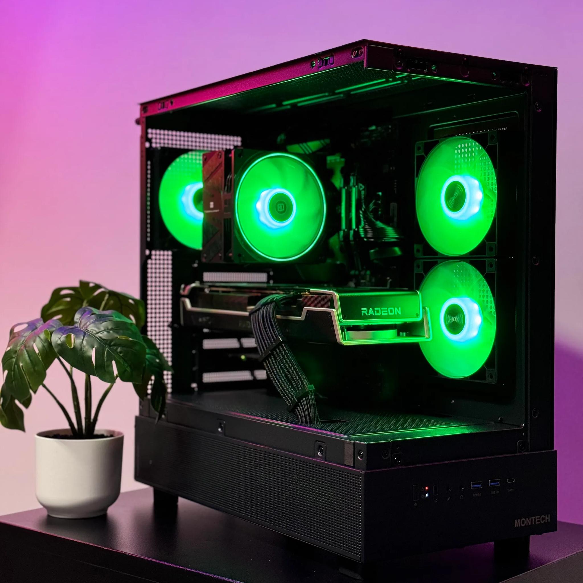 Swift XR- Radeon RX 6750 XT 12 GB VRAM, AMD Ryzen 5 5600X, ROG Strix MOBO, 1TB SSD, 32GB RAM, 750w