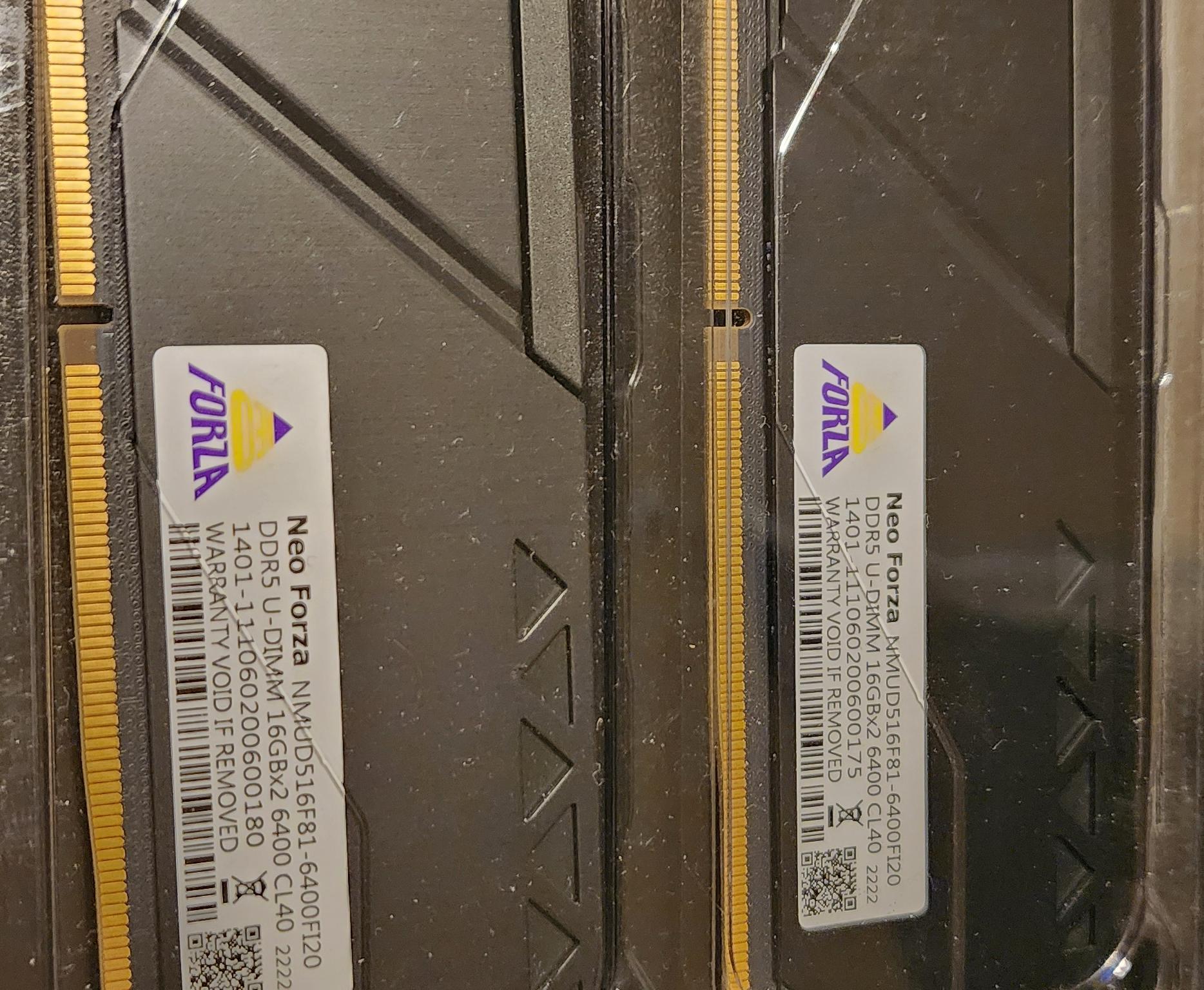 Neo Forza 32gb Ram 6400MT/s CL40