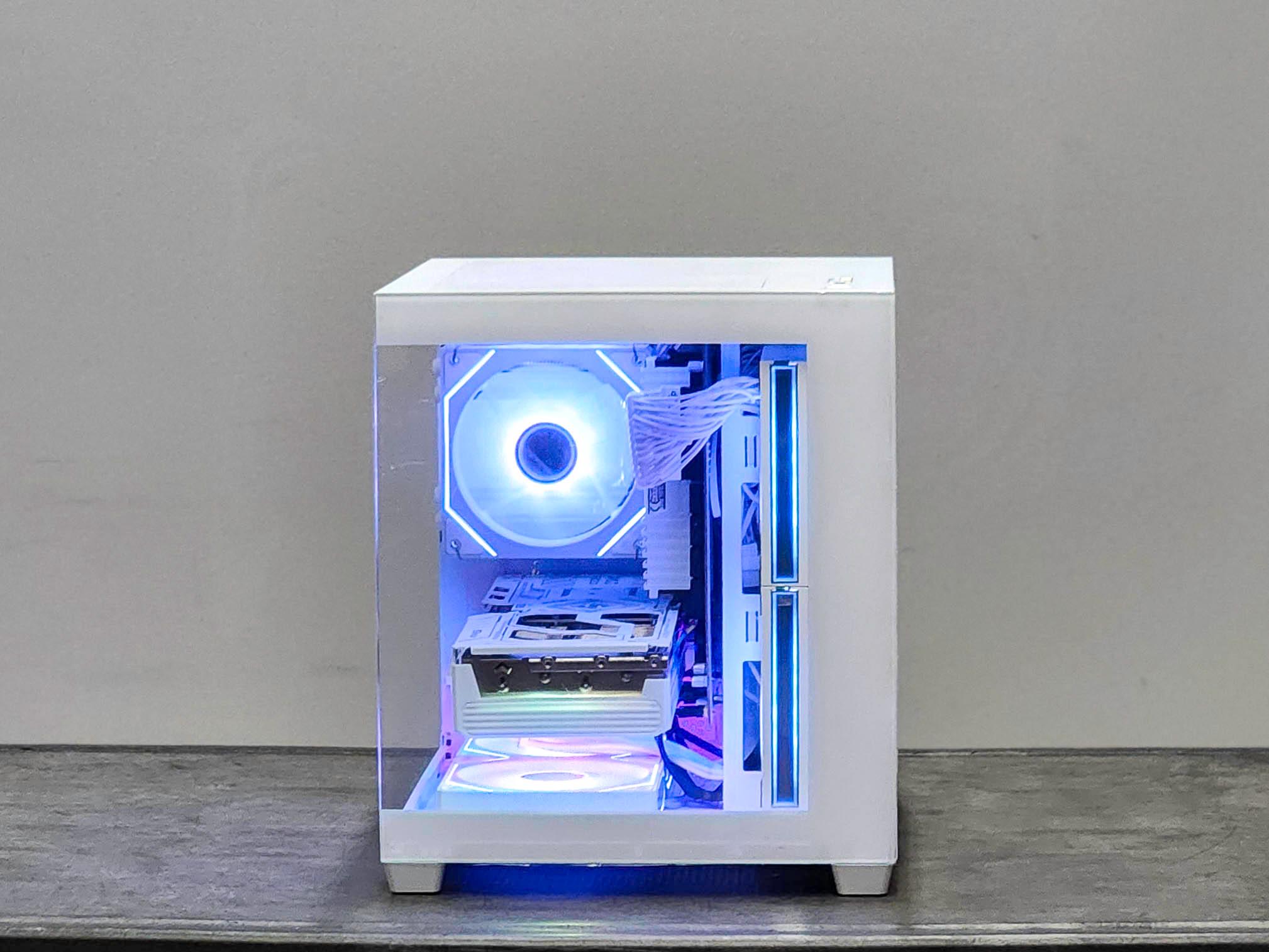 ALL WHITE Custom Gaming PC | Ryzen 5 5500 | RX 9060 XT 8GB | 16GB DDR4 | 1TB SSD | Win 11 Pro