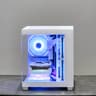 ALL WHITE Custom Gaming PC | Ryzen 5 5500 | RX 9060 XT 8GB | 16GB DDR4 | 1TB SSD | Win 11 Pro