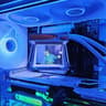 White Gaming PC • RX 9070 XT • Intel Core Ultra 7 265K • 32GB DDR5 • 1TB M.2 • TRYX Holo 360MM