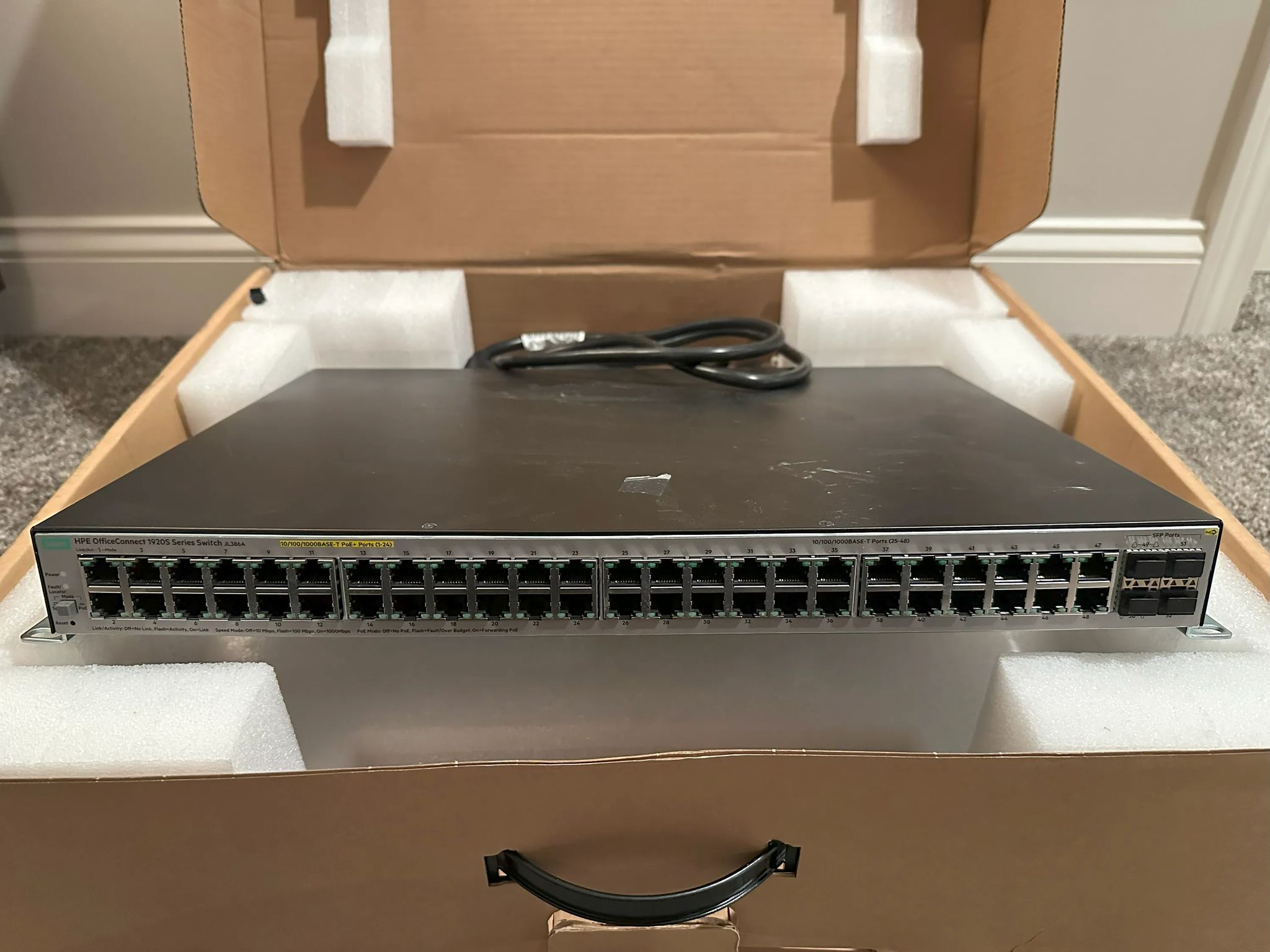 HPE OfficeConnect 1920S Network Switch with POE
