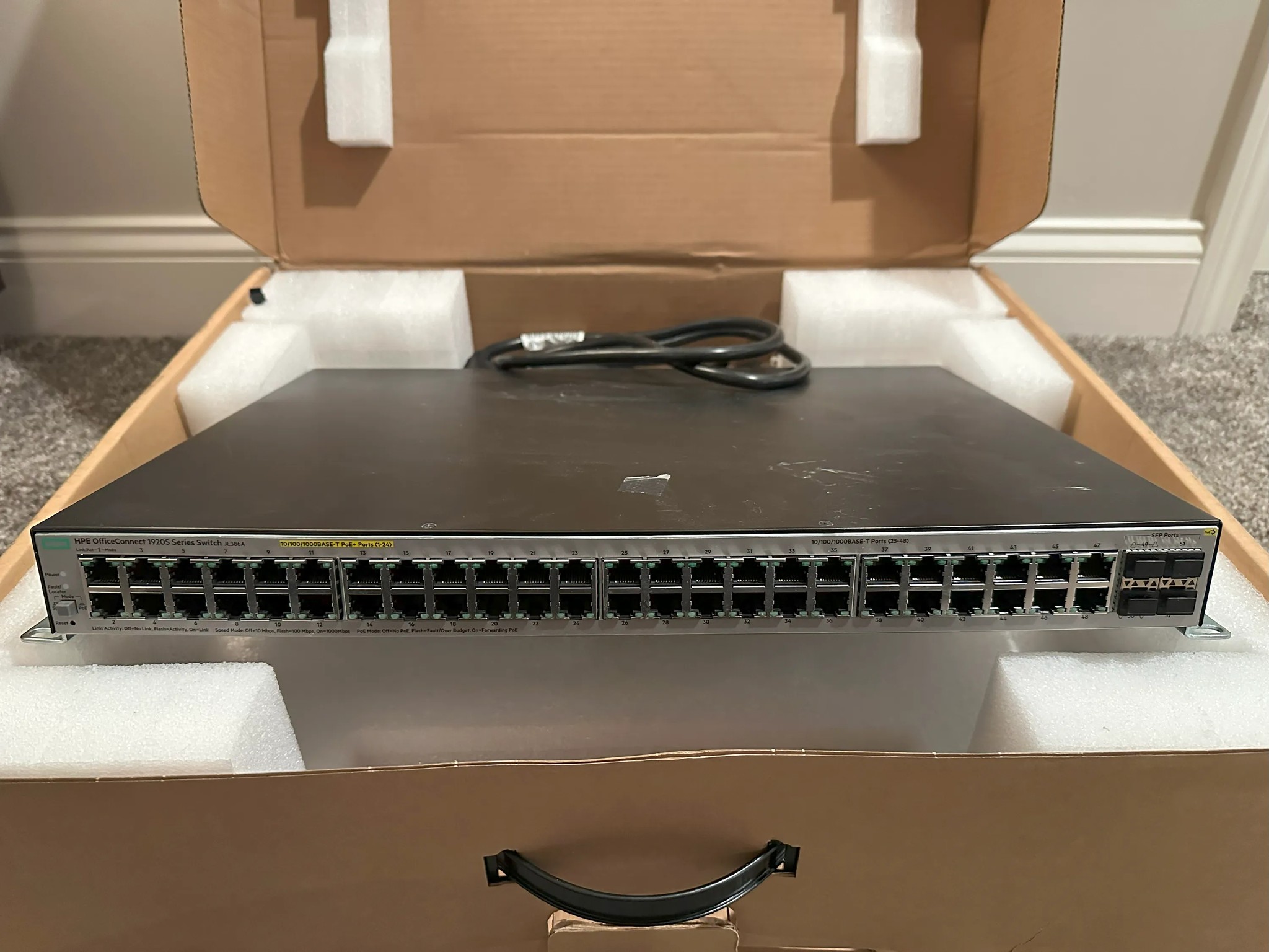HPE OfficeConnect 1920S Network Switch with POE