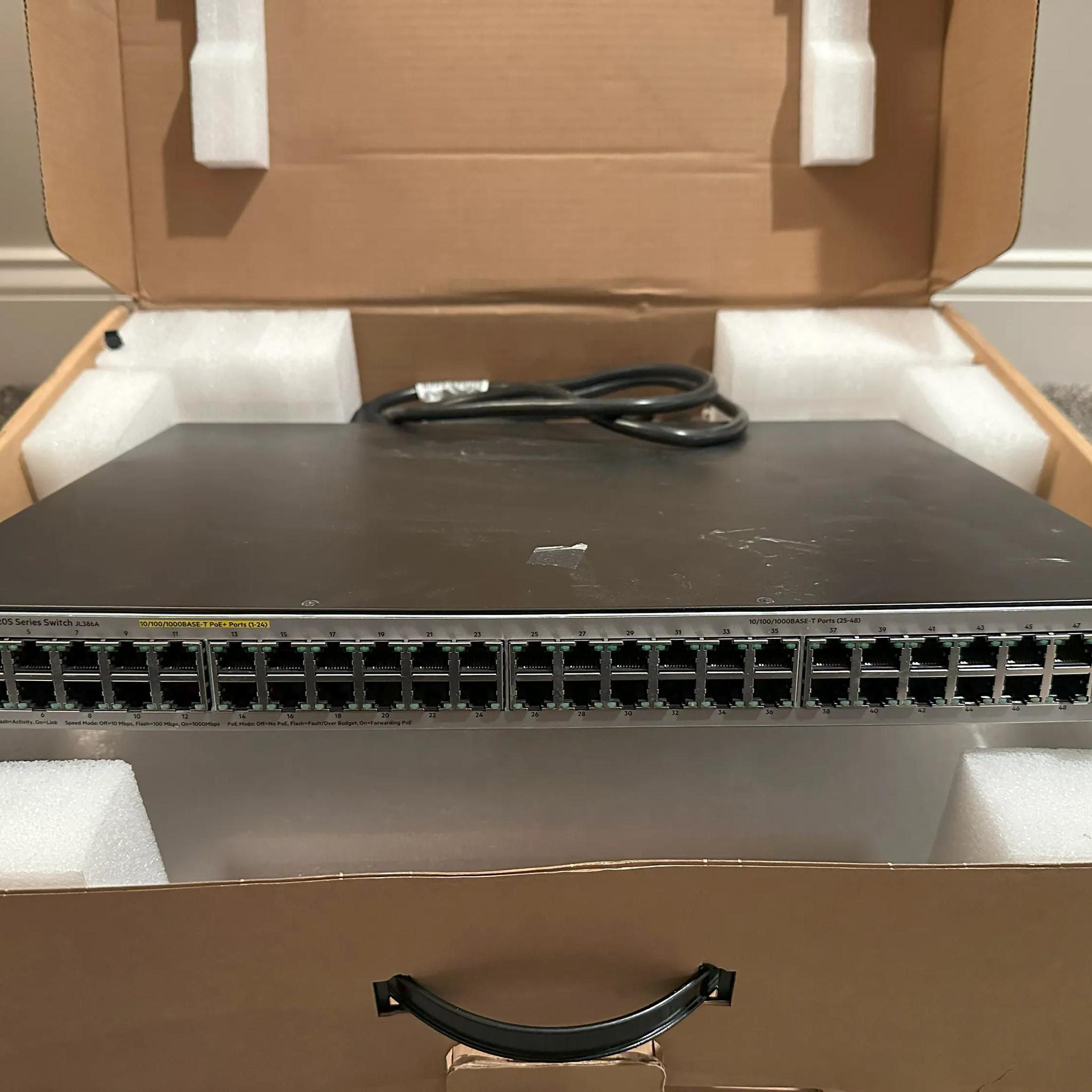 HPE OfficeConnect 1920S Network Switch with POE