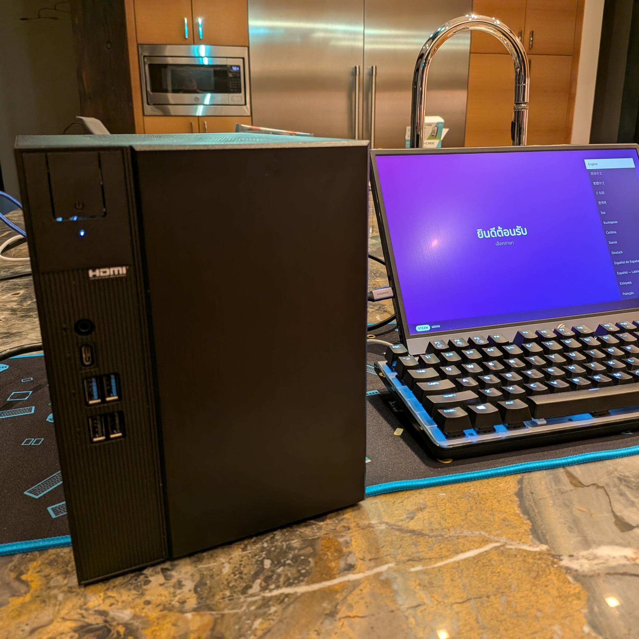 Steam Machine Killer - RX 7600, Ryzen 5 5600, 32 GB DDR4 RAM, 1 TB NVME
