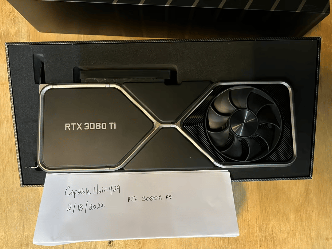 Break Even Price!  Nvidia GeForce RTX 3080Ti Founders Edition 12GB