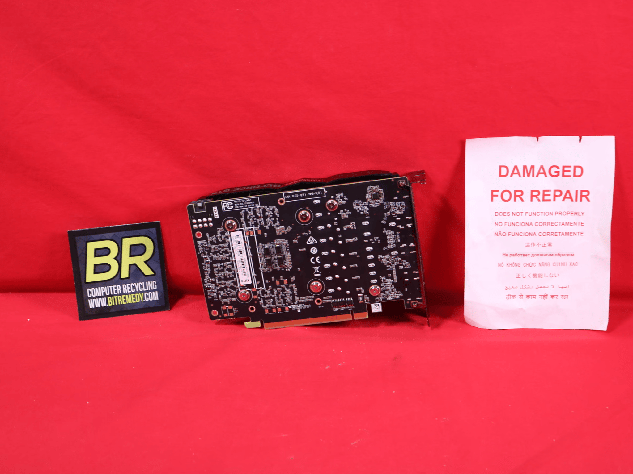 *AS IS/FOR PARTS OR REPAIR* Zotac Gaming GeForce GTX 1660 Super 6 GB Gaming PCIe 3.0 x16 Desktop GPU