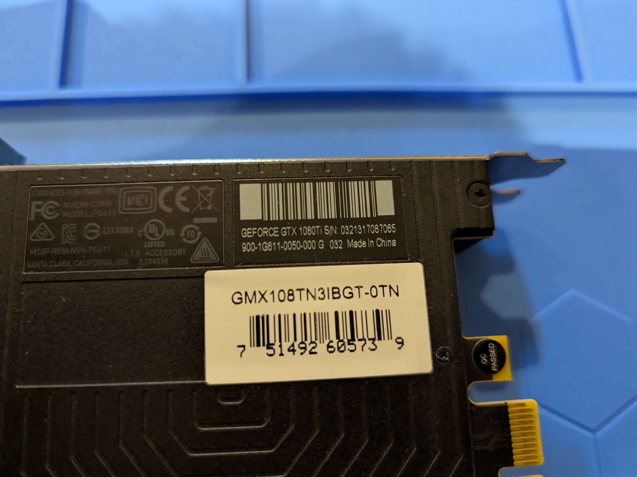NVIDIA 1080ti AIO Water Cooled GPU