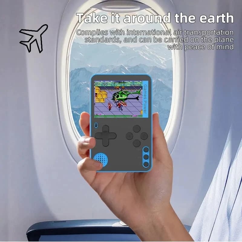 Super thin portable gaming handheld console