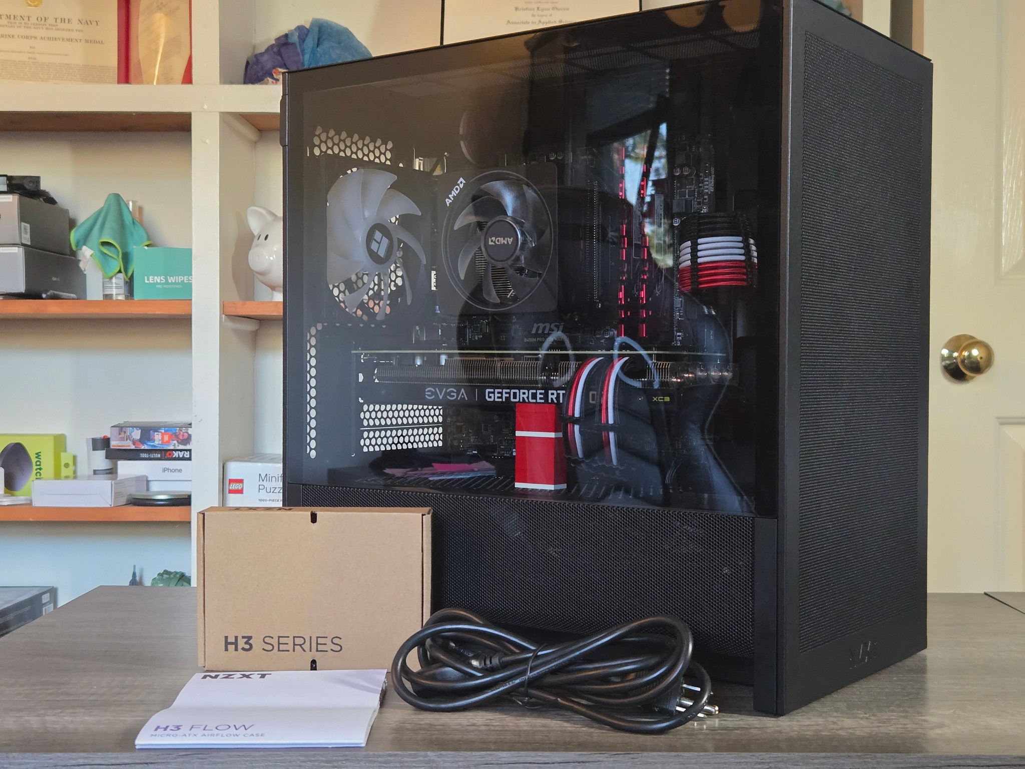 1440P Red + Black Gaming PC | Ryzen 5 | RTX 3070 | 16GB | 1TB | 600W | ARGB