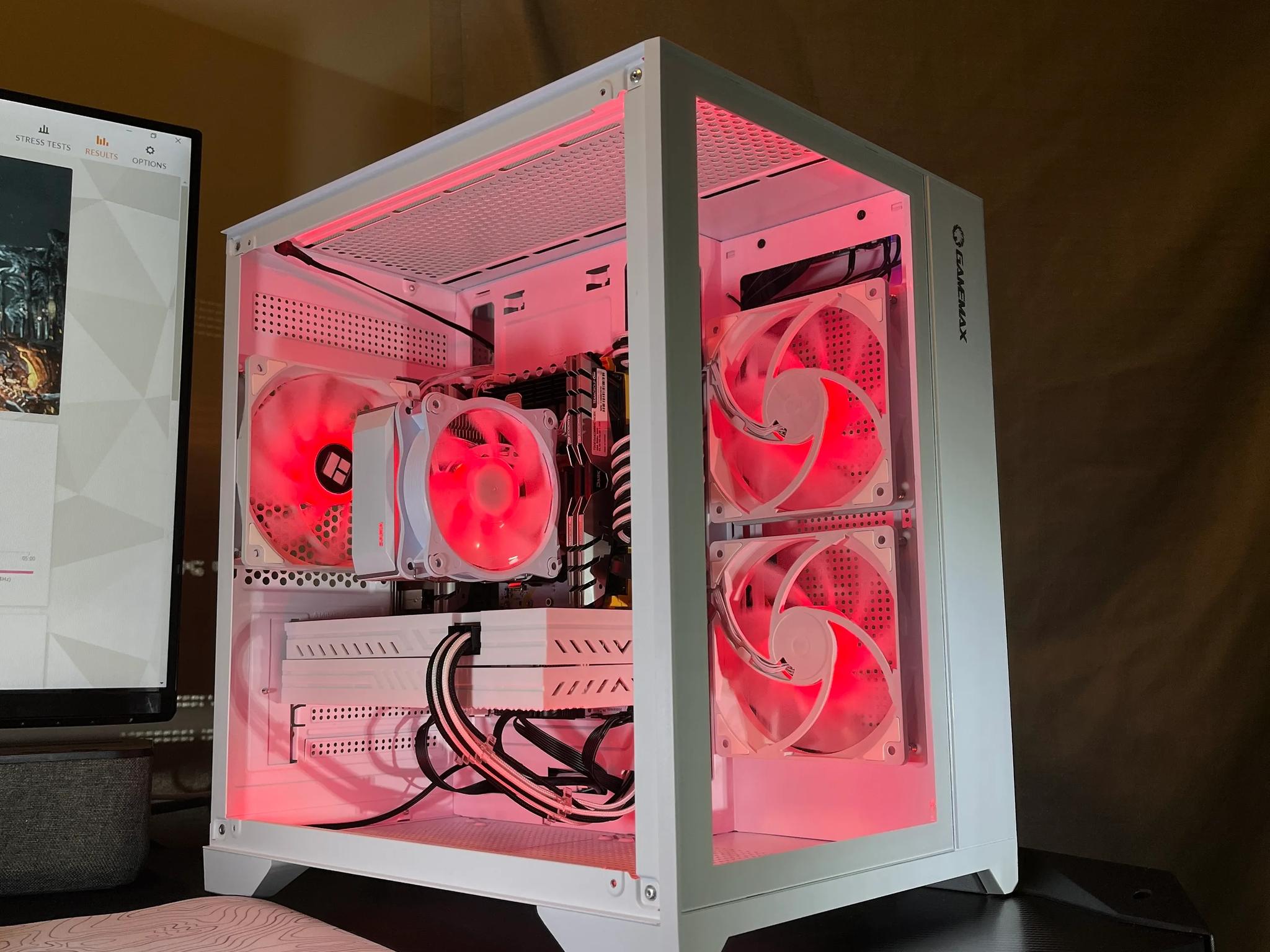 ⬜ White and RGB Gaming PC | Intel Xeon E5-2670 v3 & RX 580
