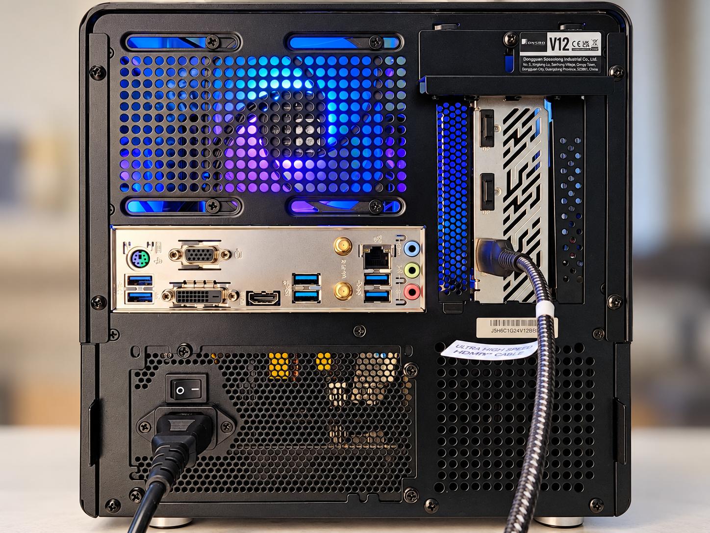 RX 9060 XT 16GB Compact 1440p Gaming PC | Ryzen 5 5600X3D | 32GB RAM | 1TB Total NVMe | Nikita Volt