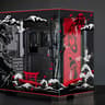Starforge Clouded Gates Lian Li O11D Evo RGB Samurai Black / Red Computer Case