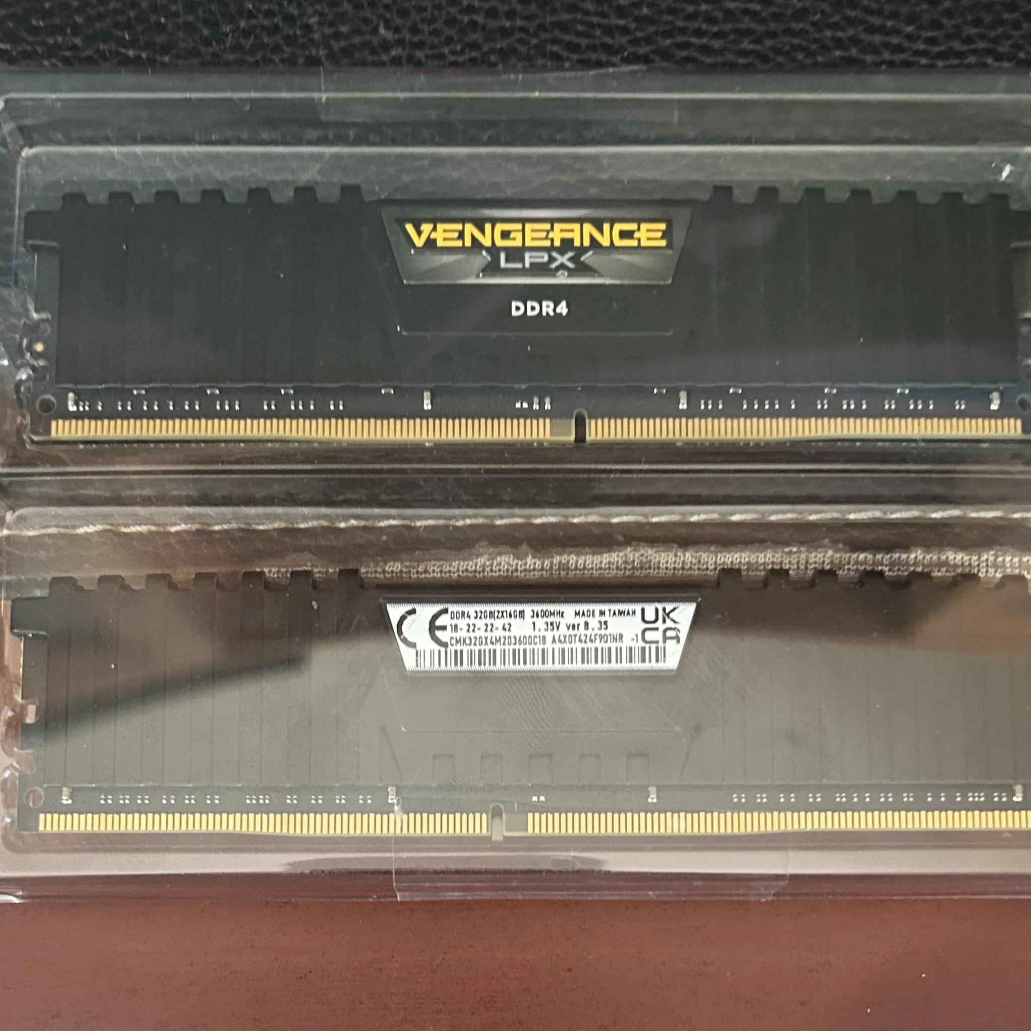Vengance LPX 2x16g DDR4-3600 memory