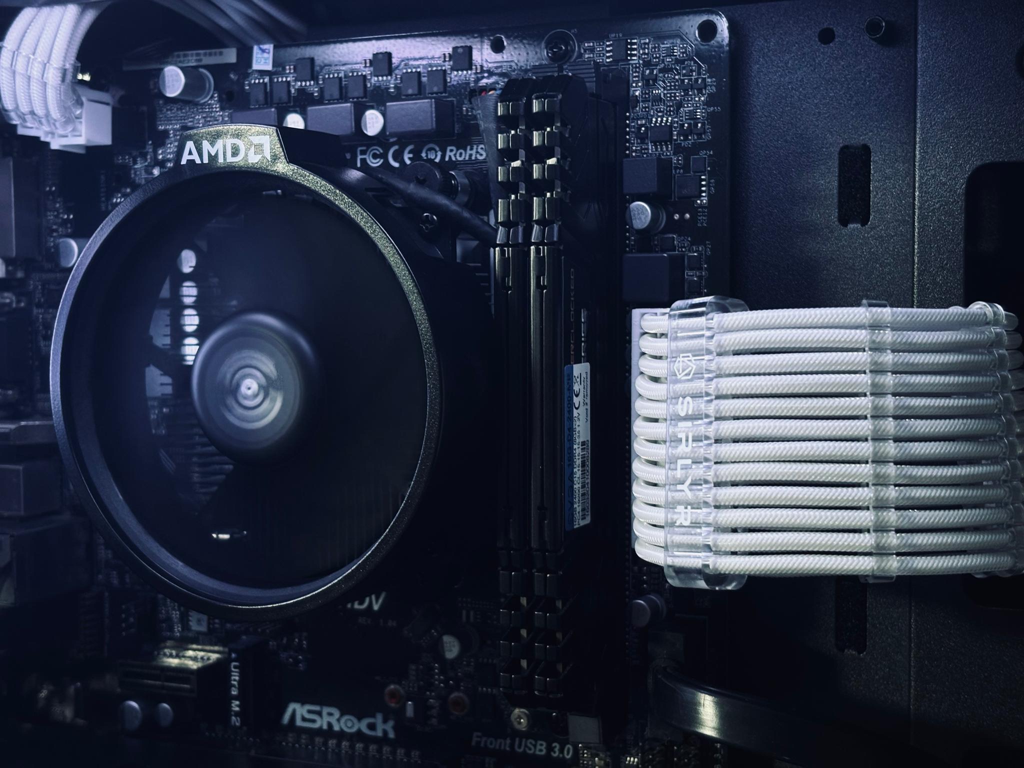 🤍⚡️🦾 White Gaming PC - RTX 3080 / Ryzen 5 5500 / 16GB RAM / 512GB Storage / WIFI + BT 🦾⚡️🤍