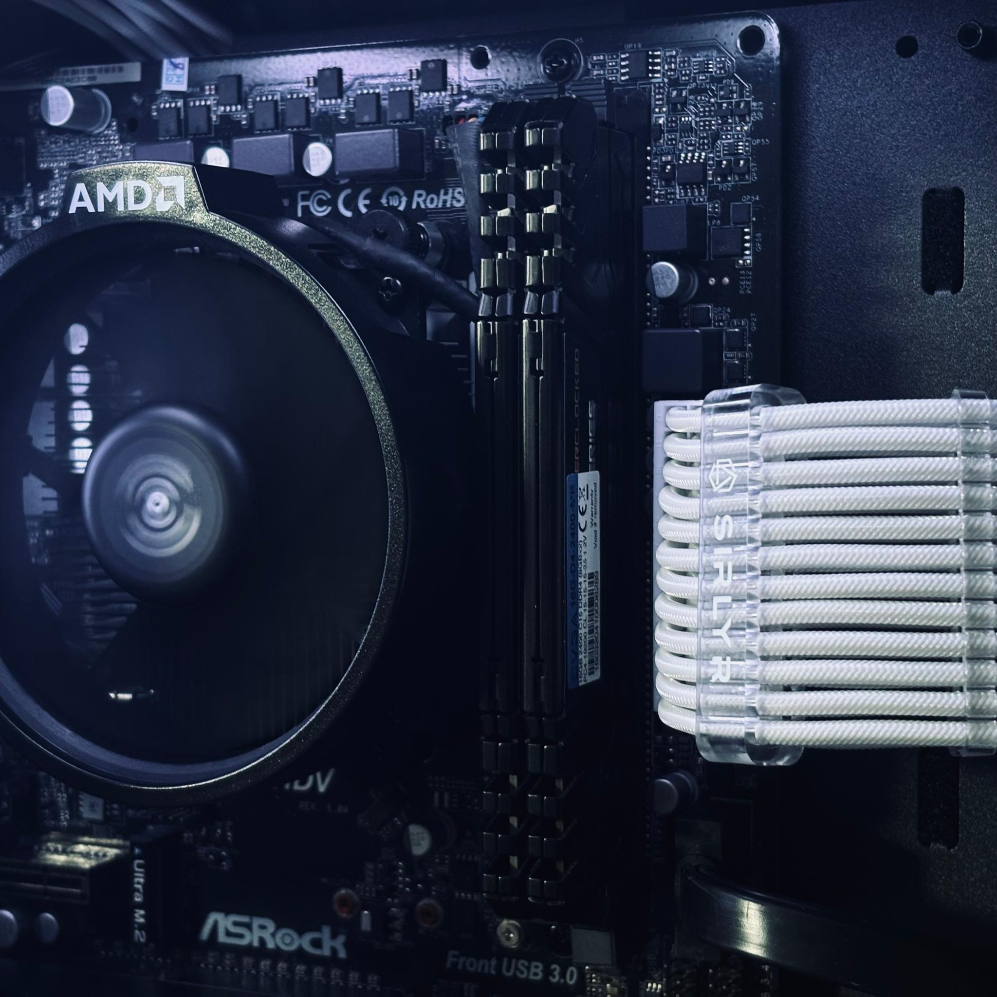 🤍⚡️🦾 White Gaming PC - RTX 3080 / Ryzen 5 5500 / 16GB RAM / 512GB Storage / WIFI + BT 🦾⚡️🤍
