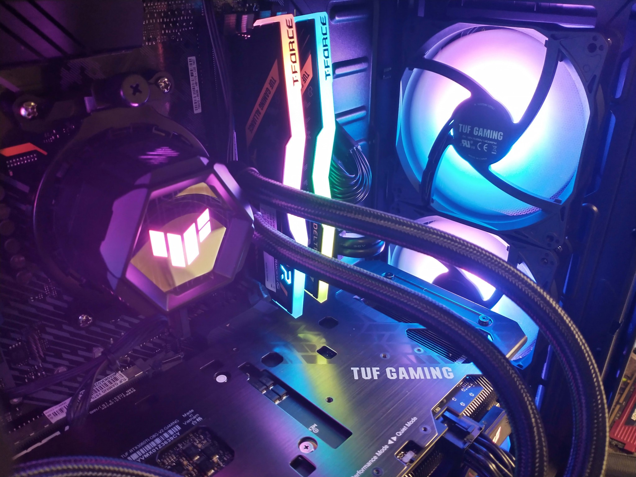 TUF: R7 5800X 3060TI 32GB 1TB Fully themed, Full RGB 1440p Gaming PC