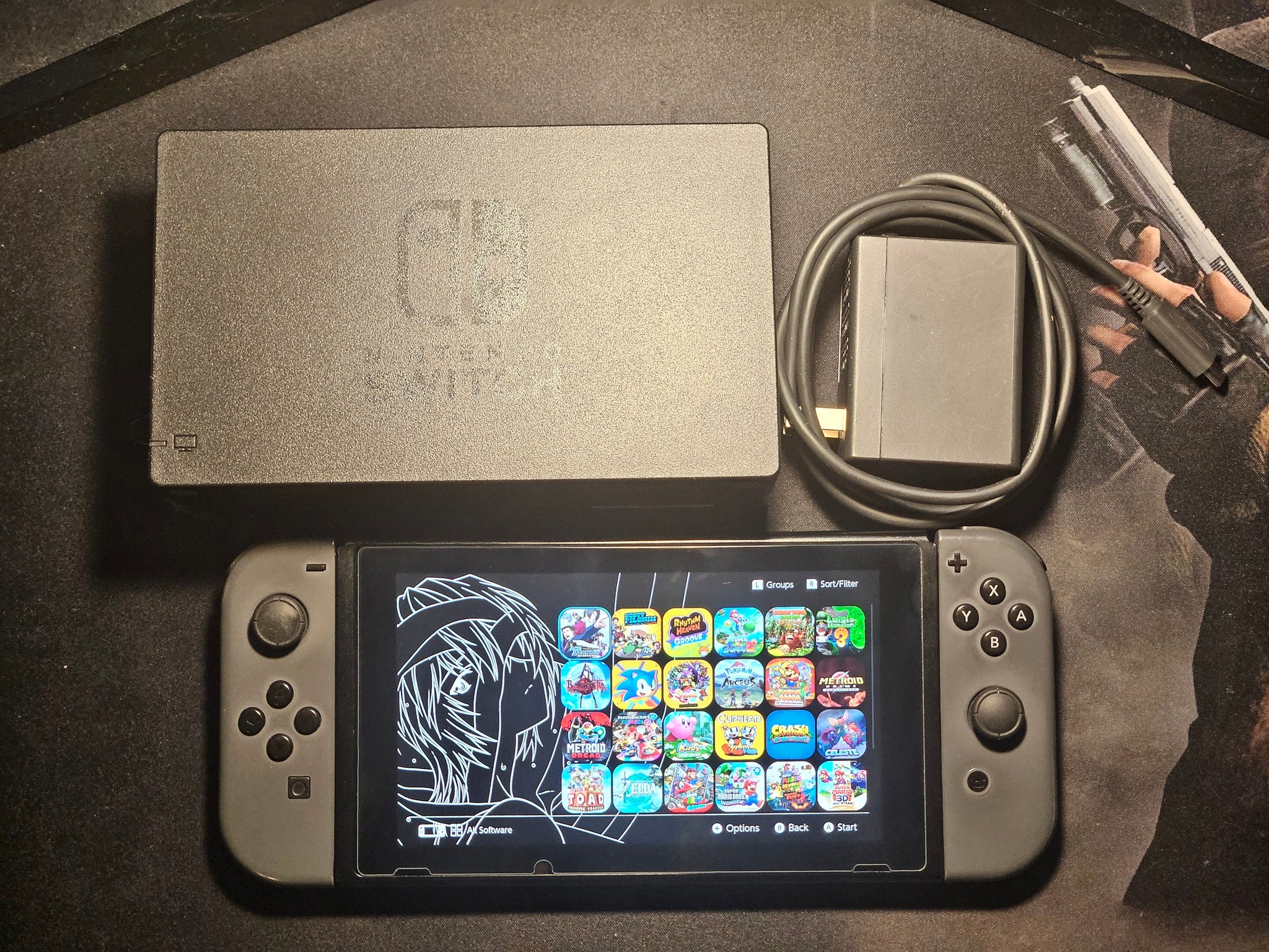 Modded Switch with Picofly Mod 128gb Very Good Condition Setup With Dock and Charger